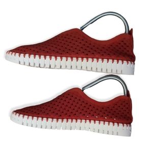 Ilse Jacobsen Women's Tulip Deep Red Slip-on